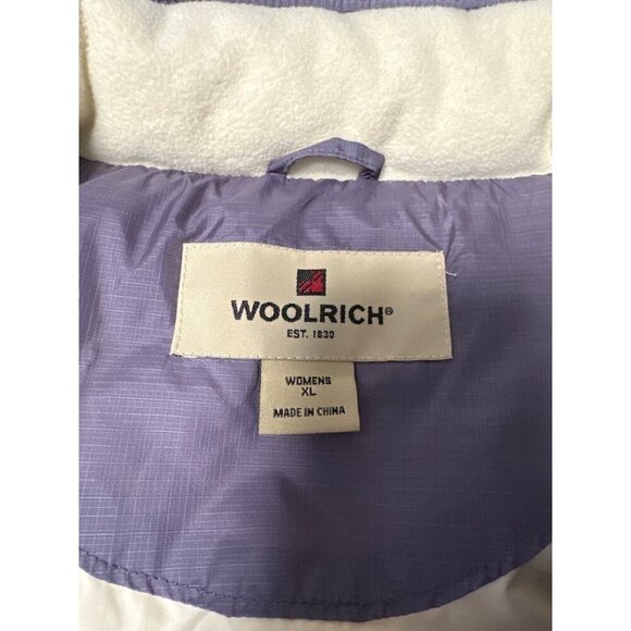 Woolrich Amethyst Full Zip Vintage Puffer Vest Size XL - Picture 5 of 12